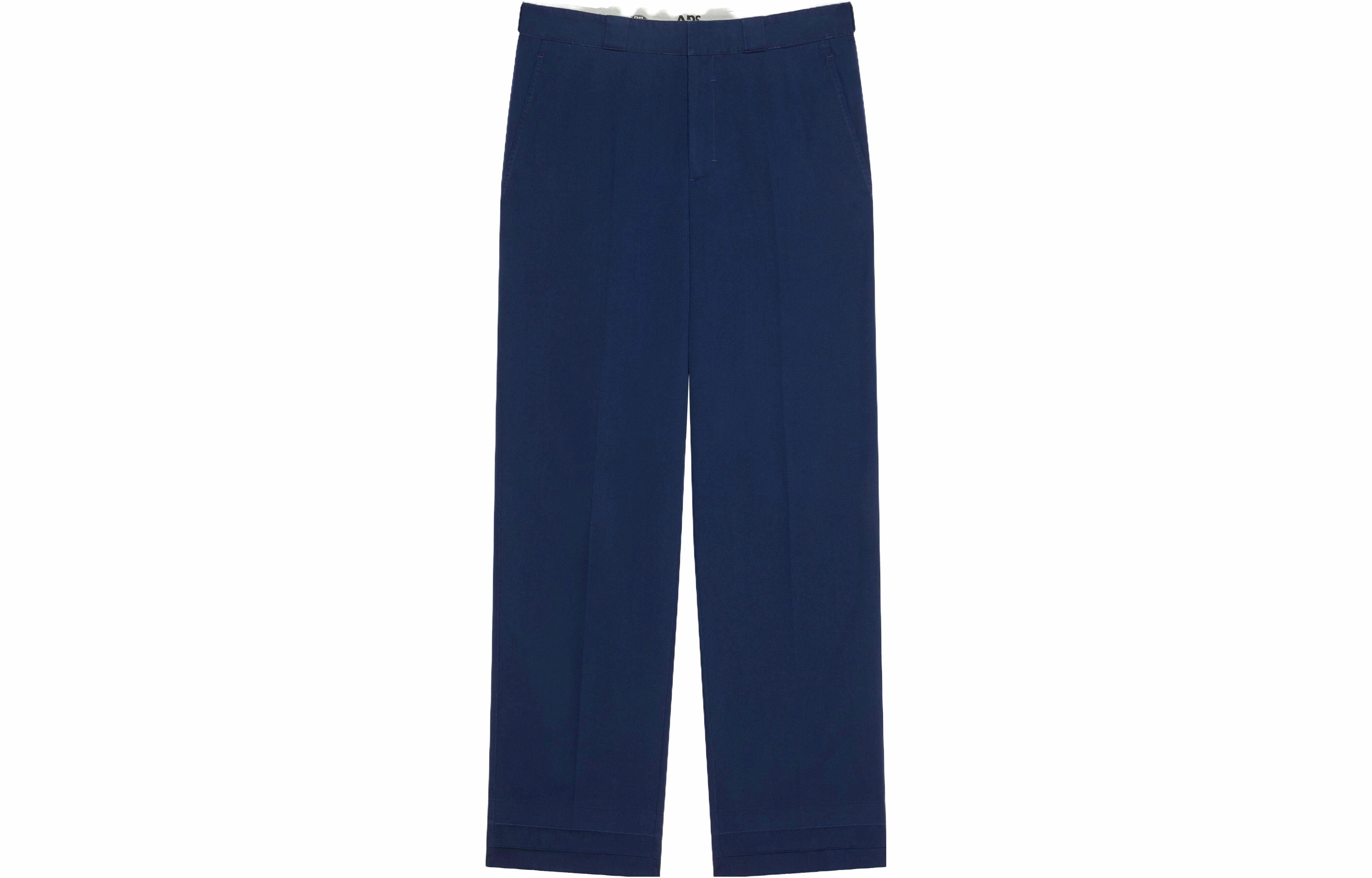 Мужские штаны Givenchy Casual Pants In Cotton (синие)