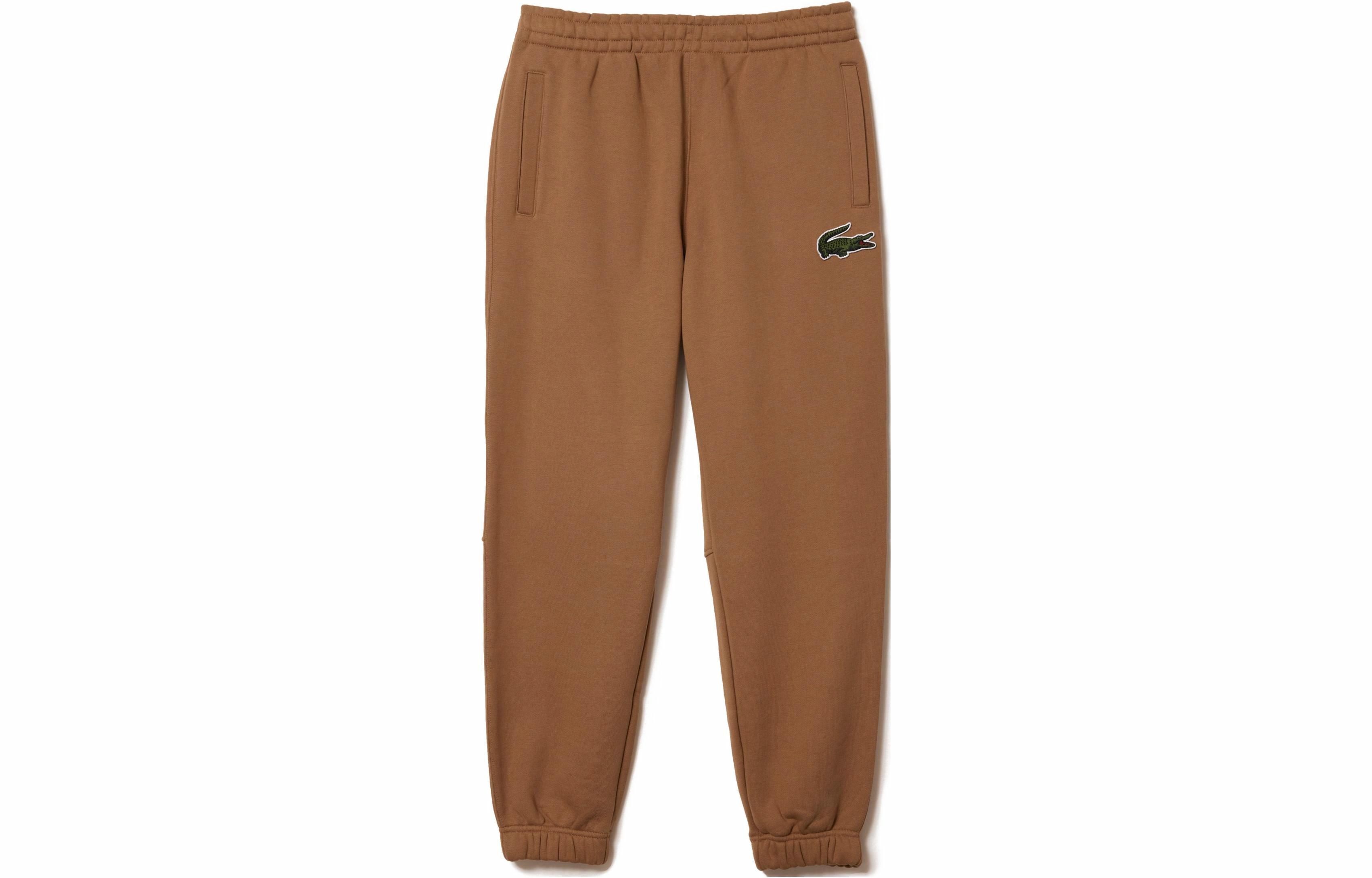 Мужские штаны LACOSTE (коричневые)