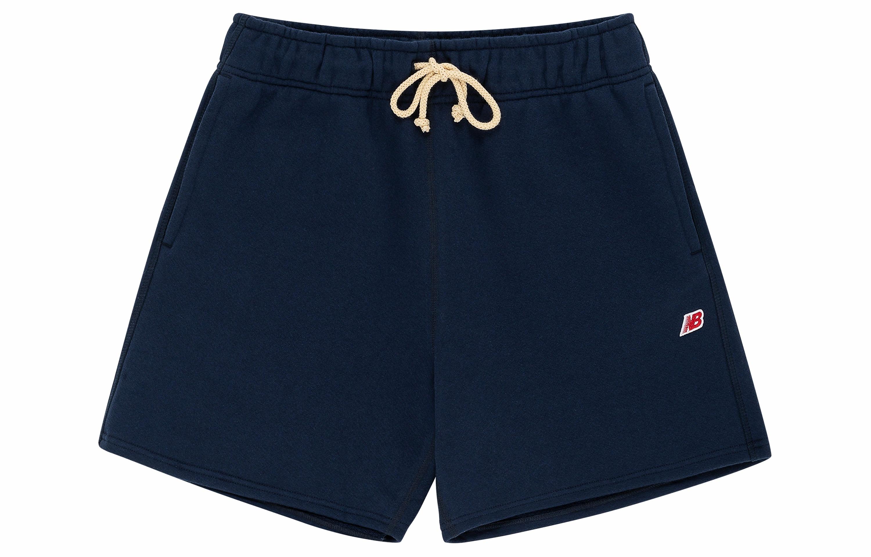 Шорты New Balance Teddy Made Logo (темно-синие)