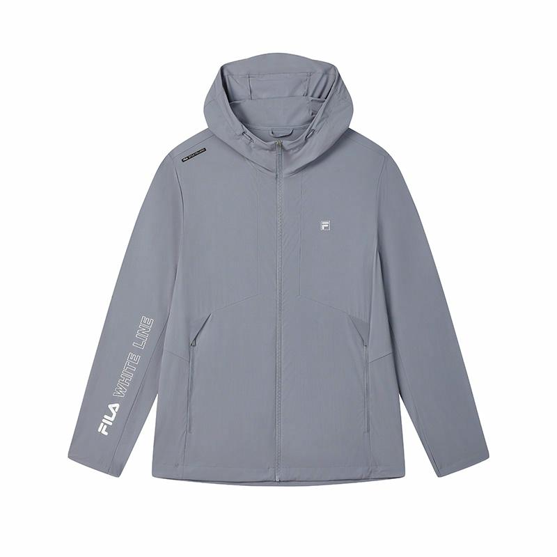Мужская куртка Fila Lifestyle WHITE -BU (синяя)