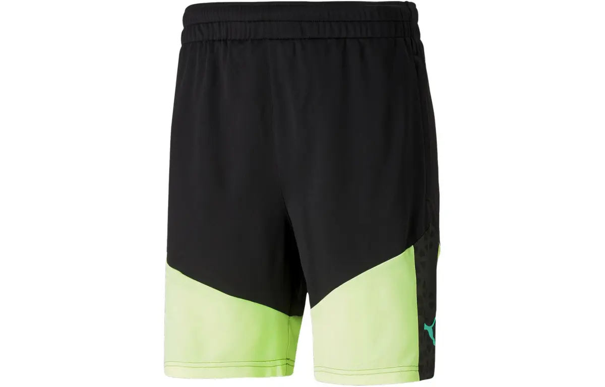PUMA IndividualCUP Casual Shorts Men's Black Moderate Straight Fit Pants