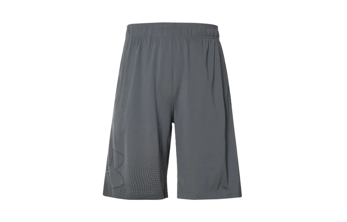 Under Armour Casual Shorts Men's Gray Moderate Straight Fit Pants