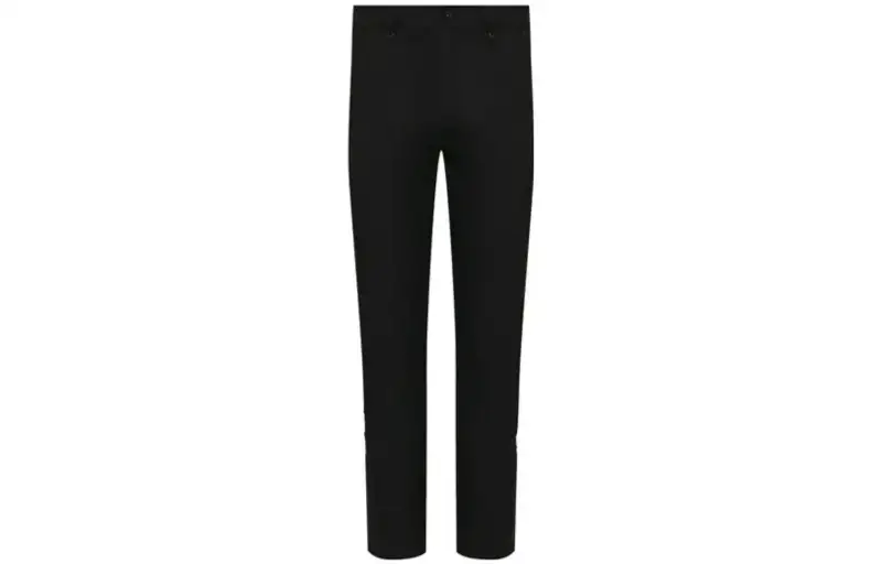 Burberry Casual Pants Men's Black Moderate Straight Fit Pants