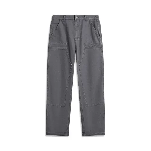Li Ning Casual Pants Men's Thunderstorm Gray
