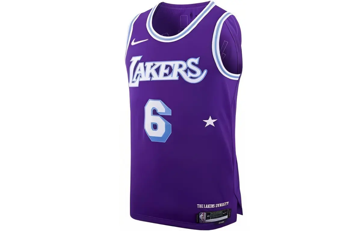 Nike Nba Los Angeles Lakers Lebron James Moments Mixtape City Edition Authentic Jersey