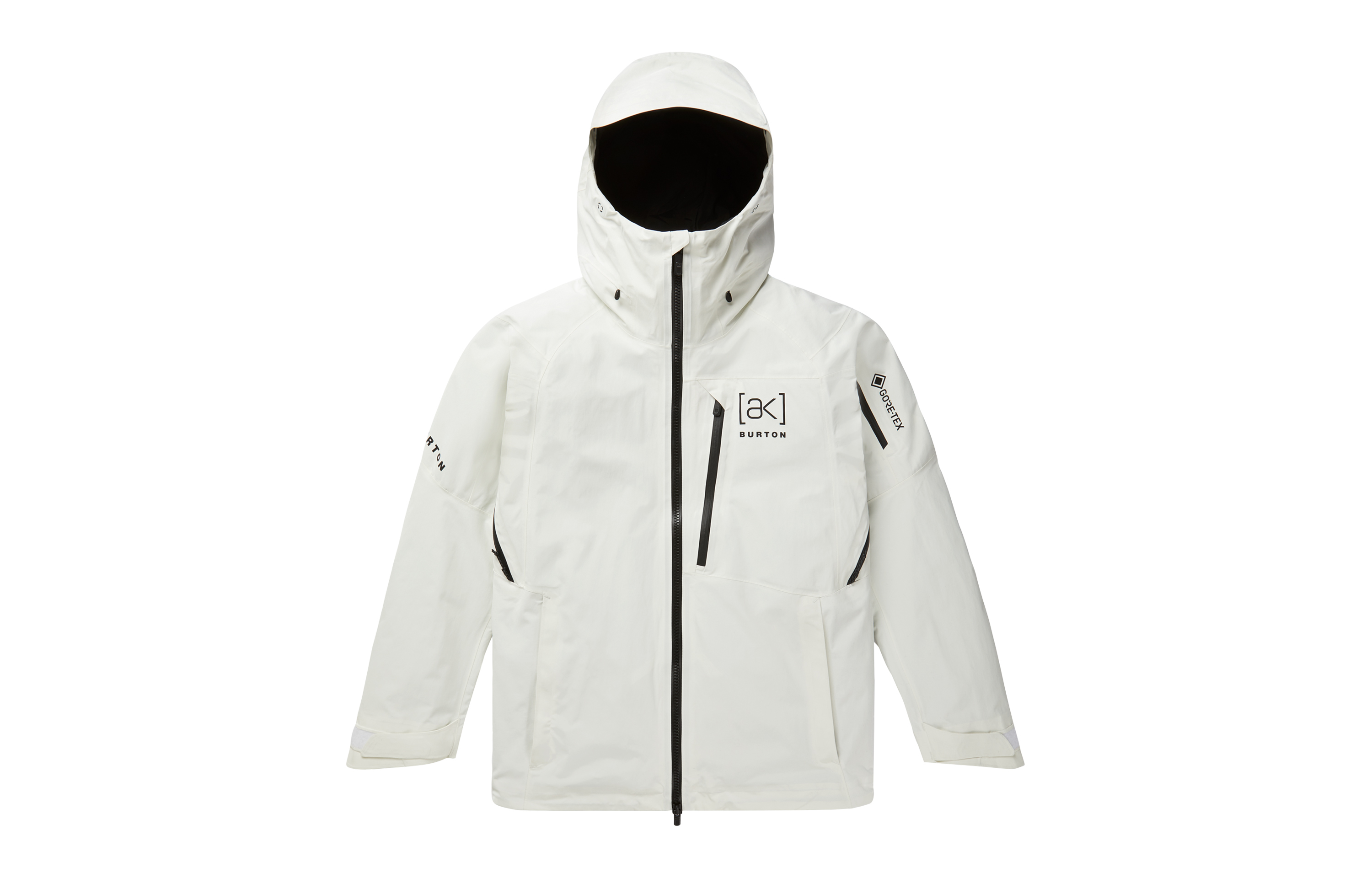 BURTON AK CYCLIC GORE-TEX 2L GORE‑TEX winter waterproof breathable windproof solid color letter zip cardigan hooded long-sleeved ski jacket jacket for men