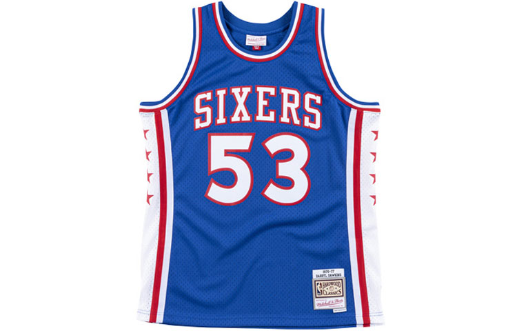 Mitchell Ness Basketball Jersey Men’s Blue