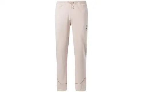 Reebok Casual Pants Men's White Moderate Straight Fit Pants