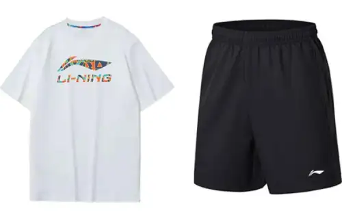 Li Ning Sports Fashion Collection Casual Sportswear Men's Crew Neck Moderate