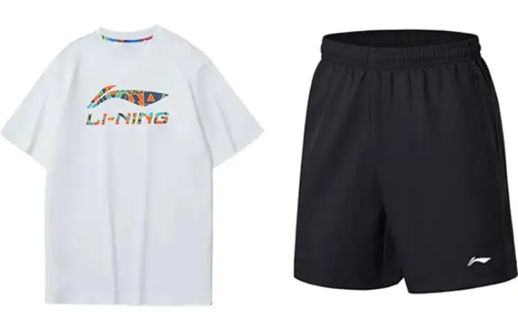 Li Ning Sports Fashion Collection Casual Sportswear Men's Crew Neck Moderate
