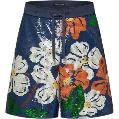 LOUIS VUITTON Sequin-Embroidered Shorts