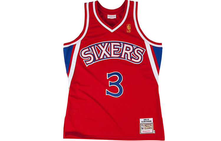 Mitchell Ness «NBA Philadelphia 76ers 96 Allen Iverson» authentic jersey