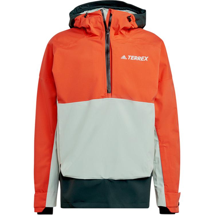 Adidas Terre Ski Top Men’s Semi Impact Orange/Dark Green/Linen Green