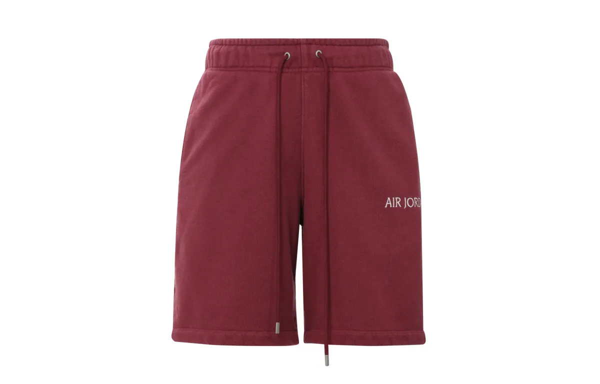 Jordan Casual Shorts Unisex Burgundy Moderate