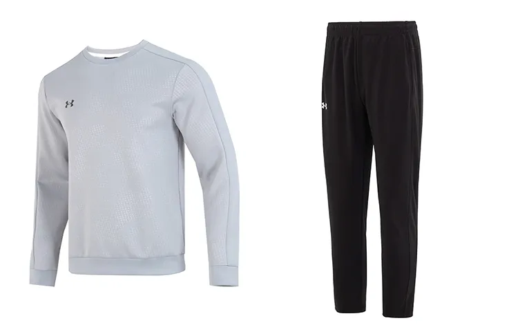Under Armour Casual Sportswear Sets Men's Crew Neck Moderate