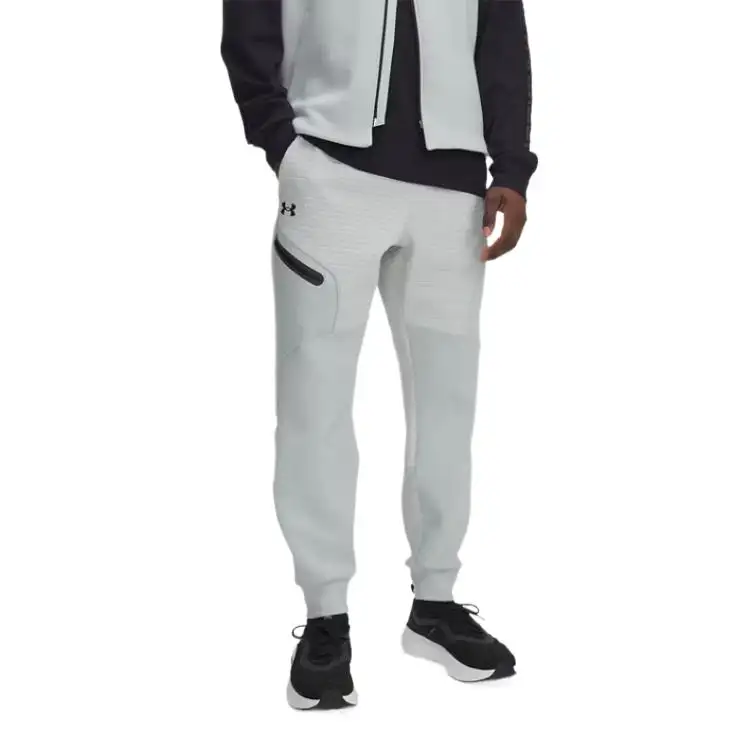 Under Armour Unstoppable Fleece Grid Casual Pants Men's White 377