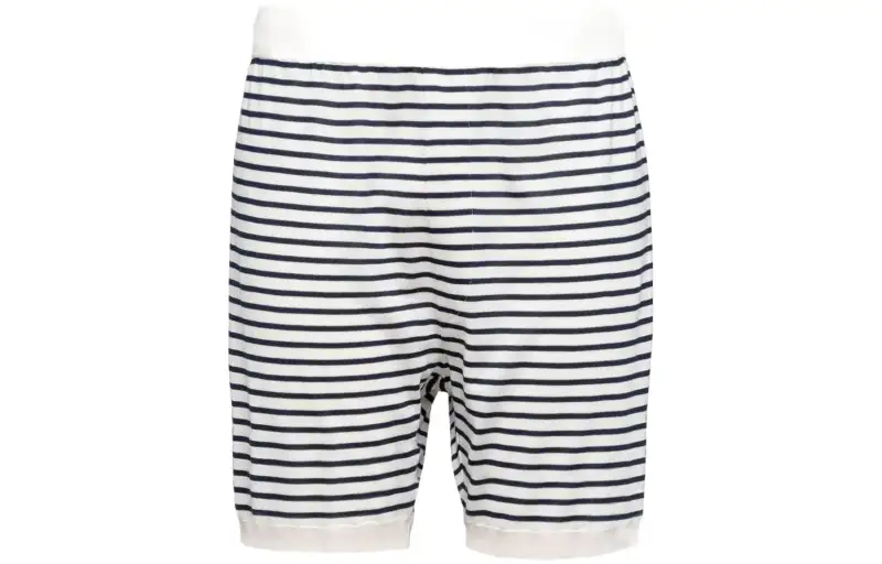 PRADA Pre Owned 2020s Striped Silk cotton Shorts
