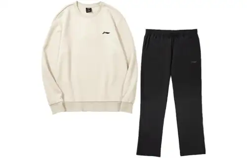Li Ning Casual Sportswear Men's Crew Neck Moderate