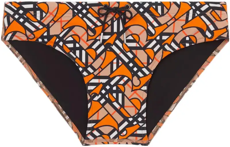 Burberry Monogram Print Swim Briefs