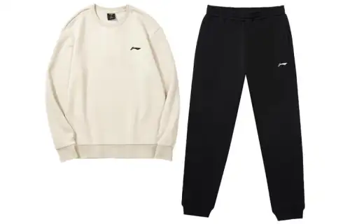 Li Ning Casual Sportswear Men's Crew Neck Moderate