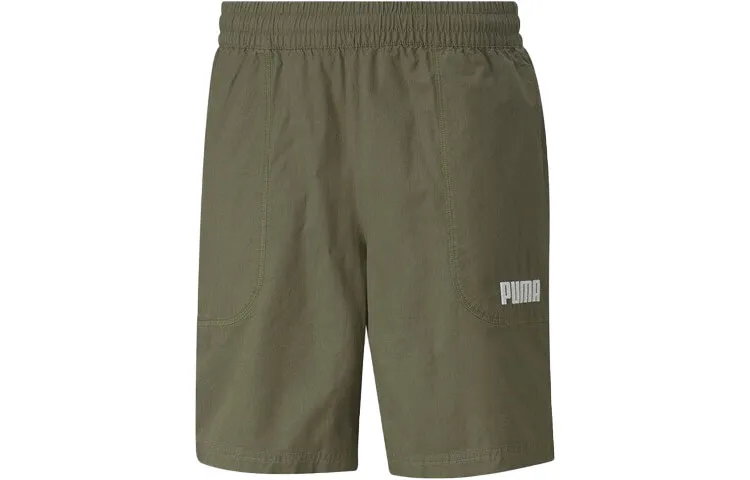 PUMA Casual Shorts Men's Green Moderate