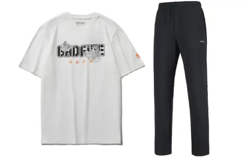 Li Ning Casual Sportswear Men's Crew Neck Moderate