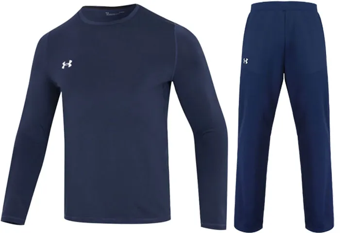 Under Armour Casual Sportswear Sets Men's Crew Neck Moderate