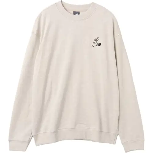 New Balance SS25 Baseball Sweatshirt Unisex White