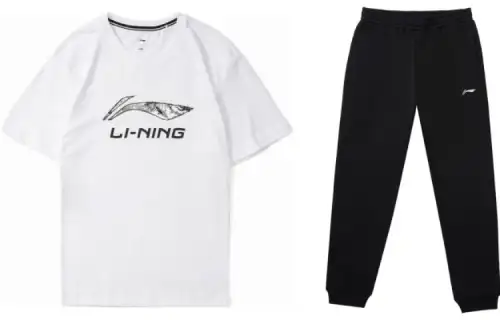 Li Ning Casual Sportswear Men's Crew Neck Moderate
