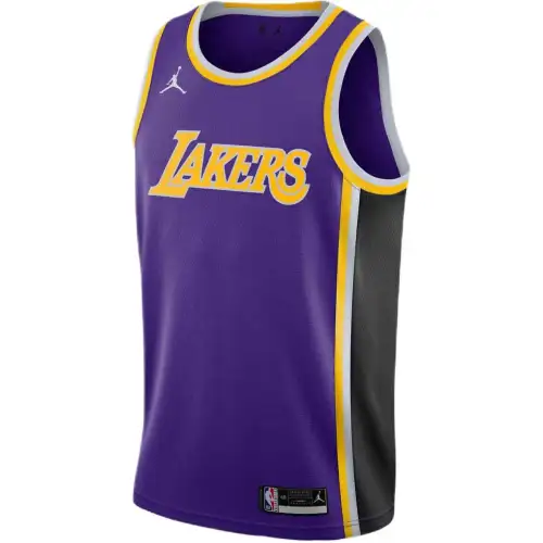 Jordan SW Fan Edition Los Angeles Lakers Kobe Bryant No. 8 Sports Retro Breathable Basketball Vest Men's Purple
