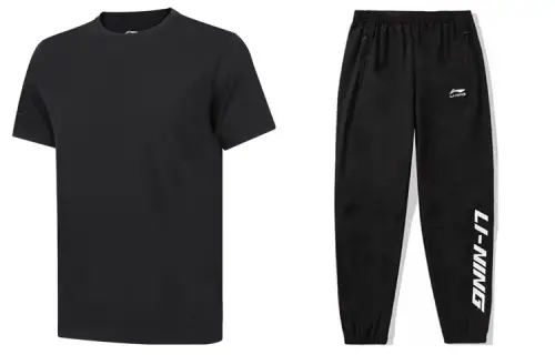 Li Ning Casual Sportswear Men's Crew Neck Moderate