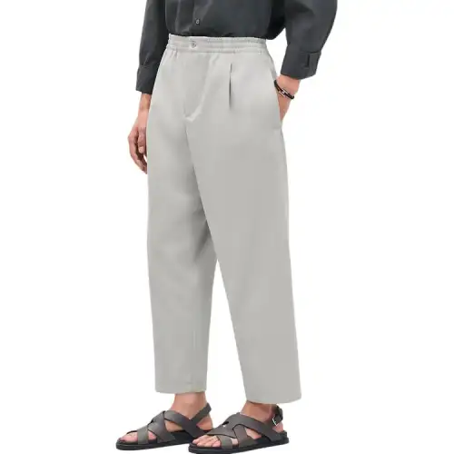 HERMES Casual Pants Men's White