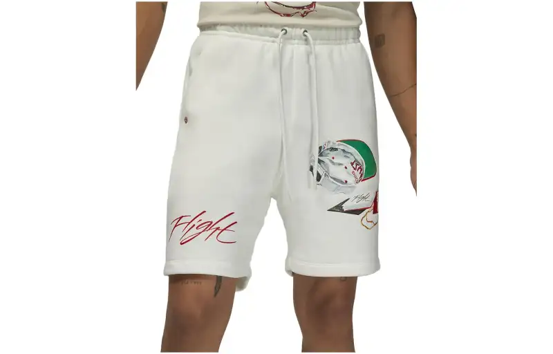 Jordan ARTST FLC SHRT Casual Shorts Men's White