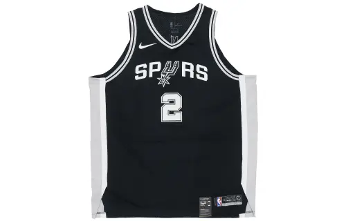 Nike NBA AU Player Edition San Antonio Spurs Kawhi Leonard No. 2 Basketball Vest Men's Black