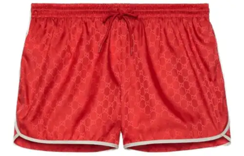 GUCCI Casual Shorts Men's Red Moderate