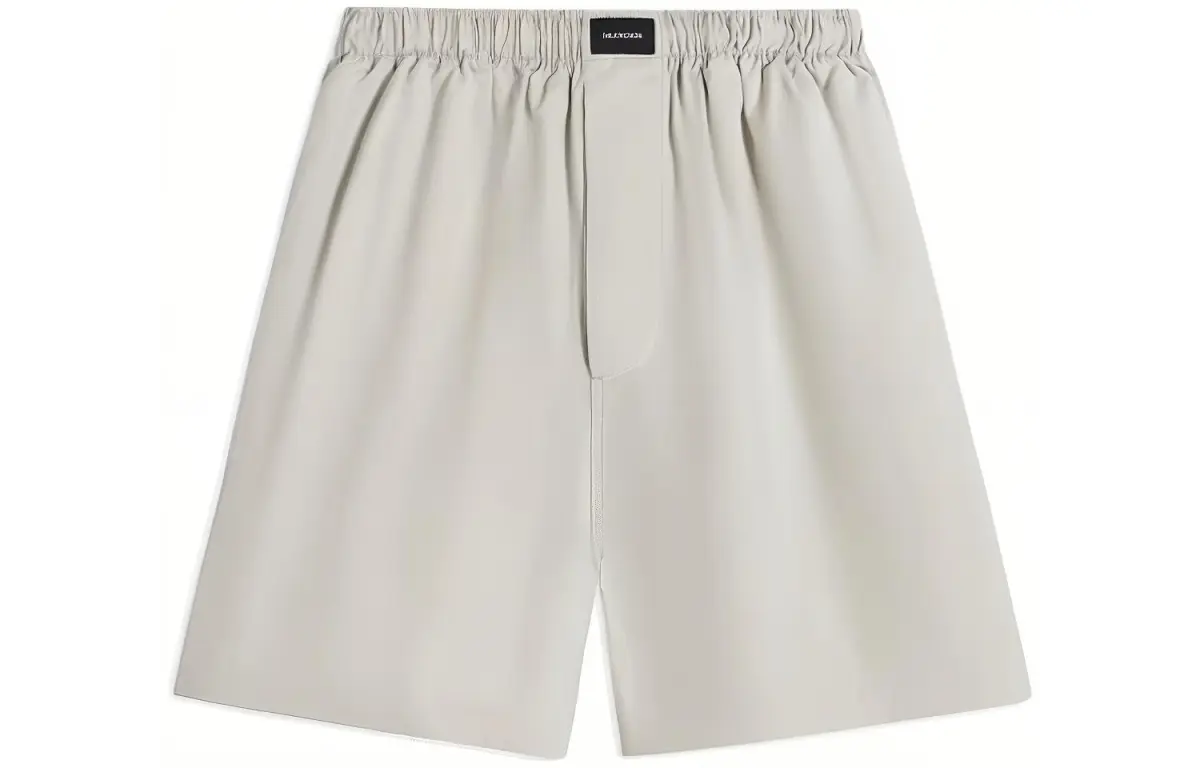 Balenciaga Casual Shorts Regular Fit Men's Beige