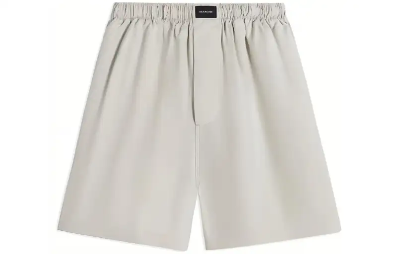 Balenciaga Casual Shorts Regular Fit Men's Beige