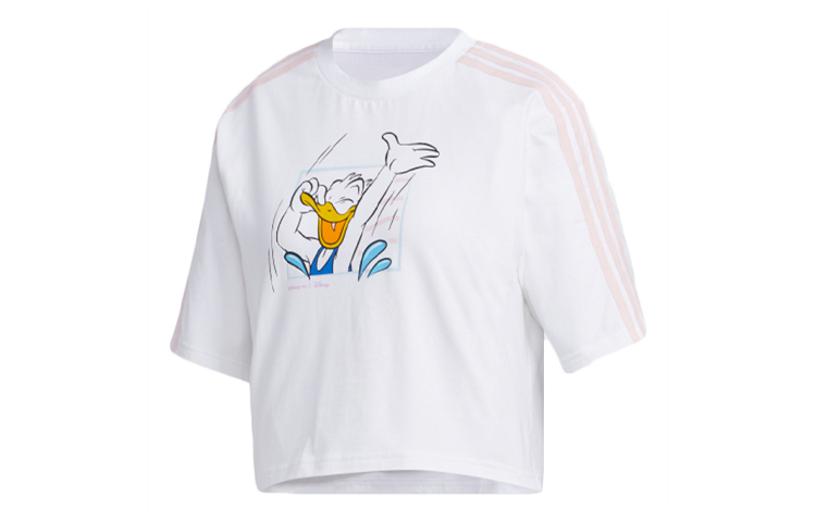 Женская футболка adidas (белая)
