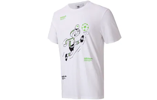 Adidas Originals Fun Graphic T2 T Shirt Men's Pink White