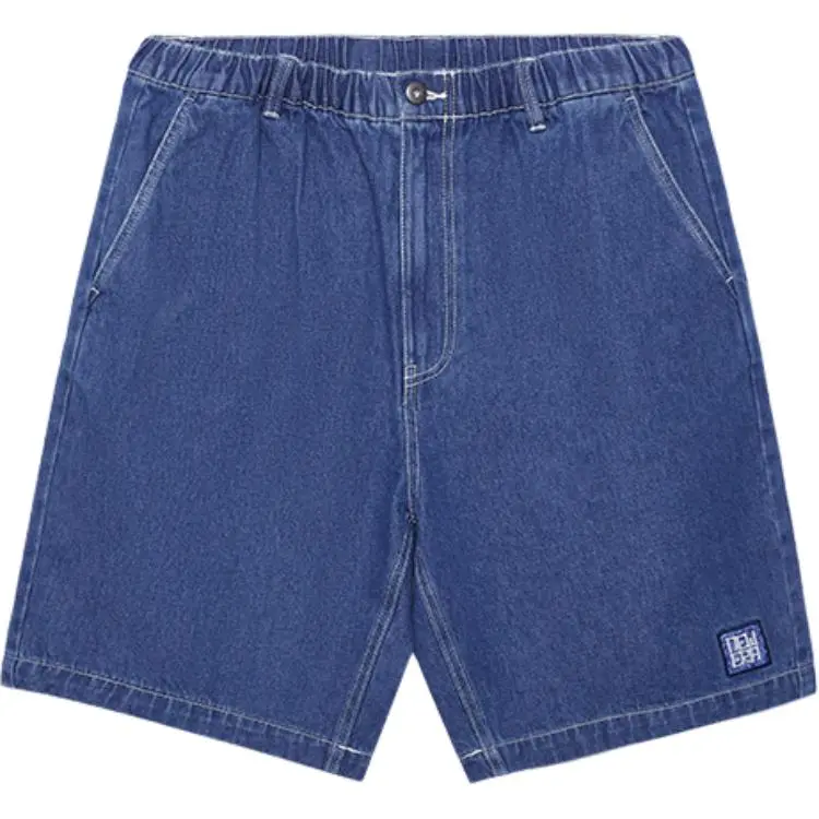 New Era FW24 Denim Shorts Unisex Blue