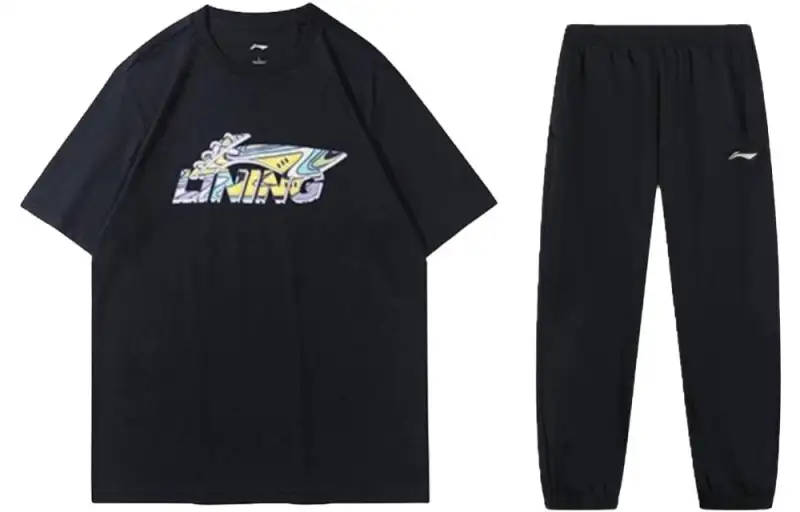 Li Ning Casual Sportswear Unisex Crew Neck Moderate