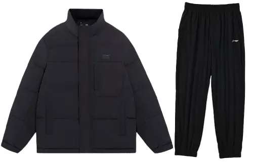 Li Ning Casual Sportswear Men's Stand Collar Moderate