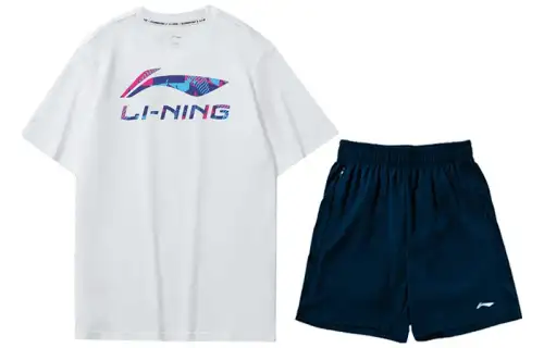 Li Ning Casual Sportswear Men's Crew Neck Moderate
