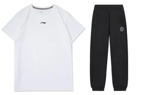 Li Ning Casual Sportswear Men's Crew Neck Moderate