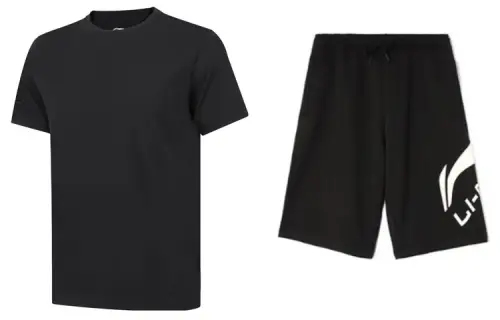 Li Ning Casual Sportswear Men's Crew Neck Moderate