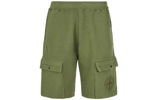 STONE ISLAND Casual Shorts Men's Olive Moderate