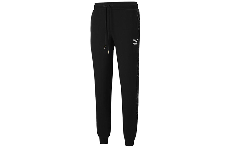 PUMA EVOSTRIPE Luxe Aop Track Pants Sports Pants Men’s Black