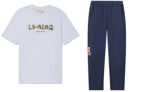 Li Ning Casual Sportswear Men's Crew Neck Moderate
