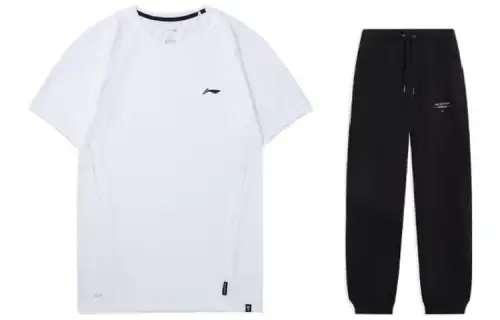 Li Ning Casual Sportswear Men's Crew Neck Moderate