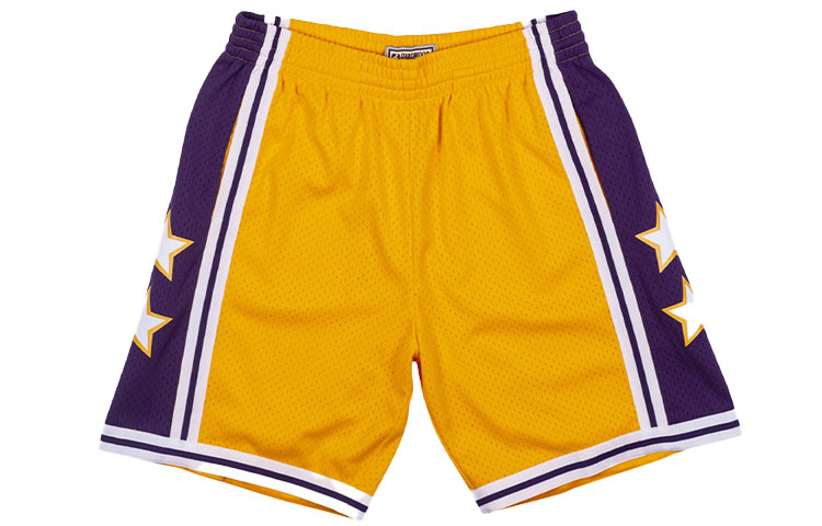 Mitchell Ness Basketball Shorts Men’s Yellow